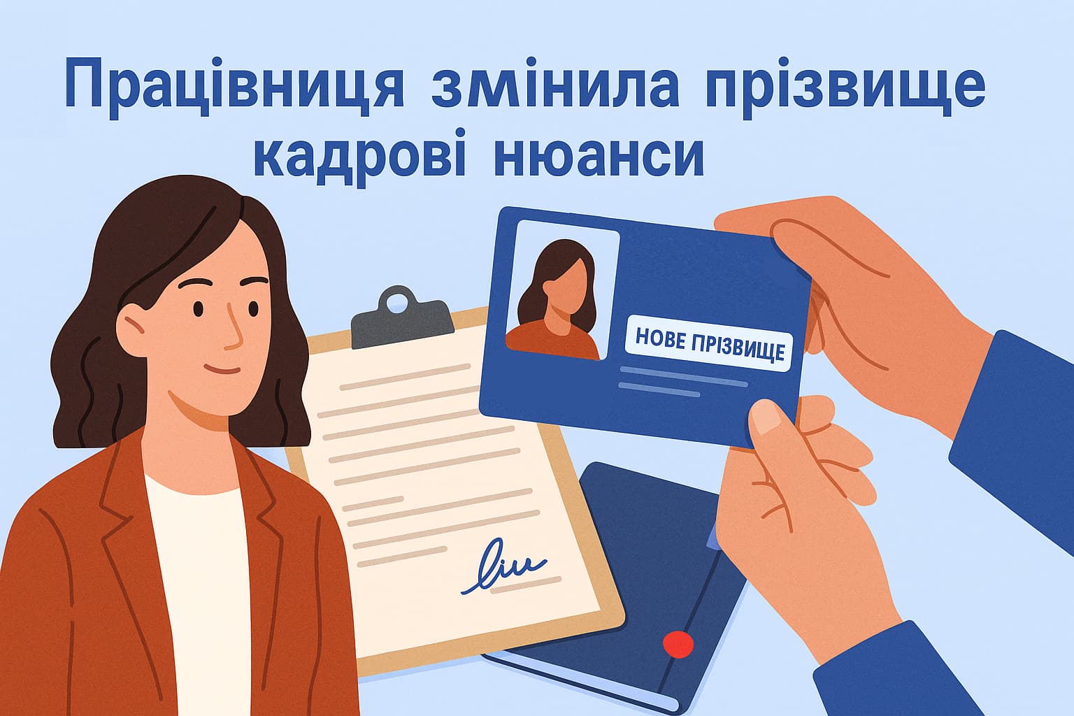 Працівниця змінила прізвище: кадрові нюанси