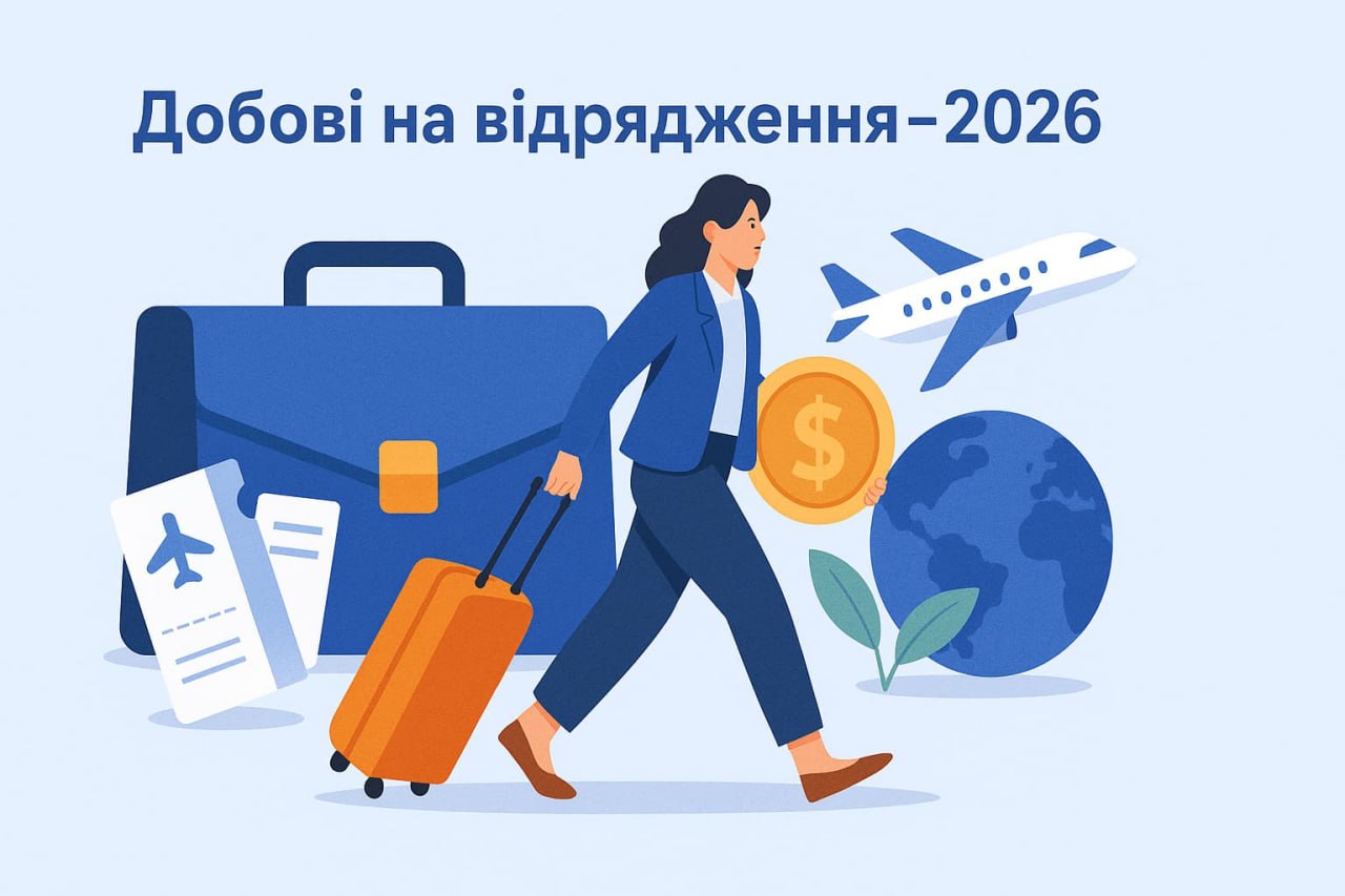 Добові на відрядження – 2026