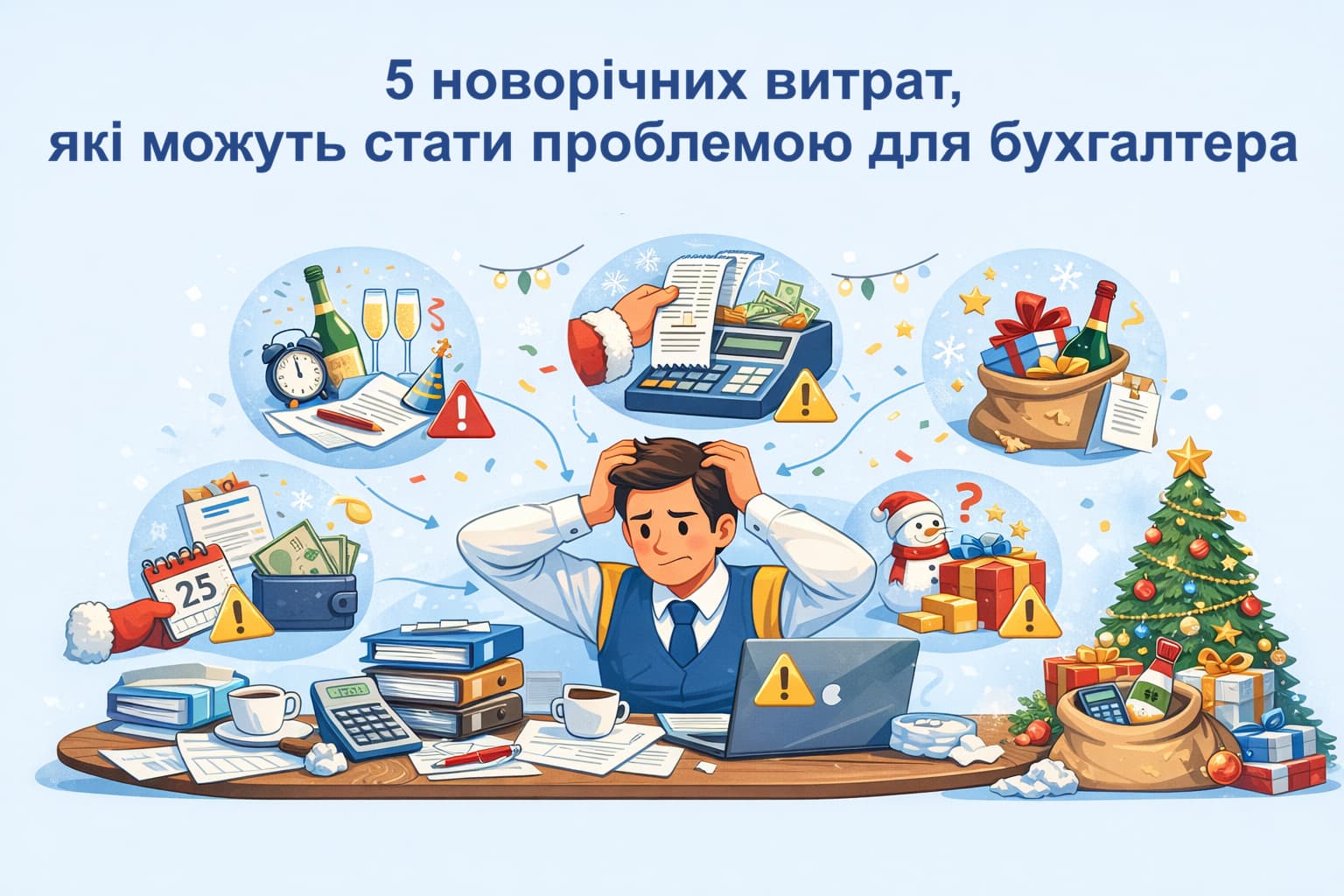 5 новорічних витрат, які можуть стати проблемою для бухгалтера