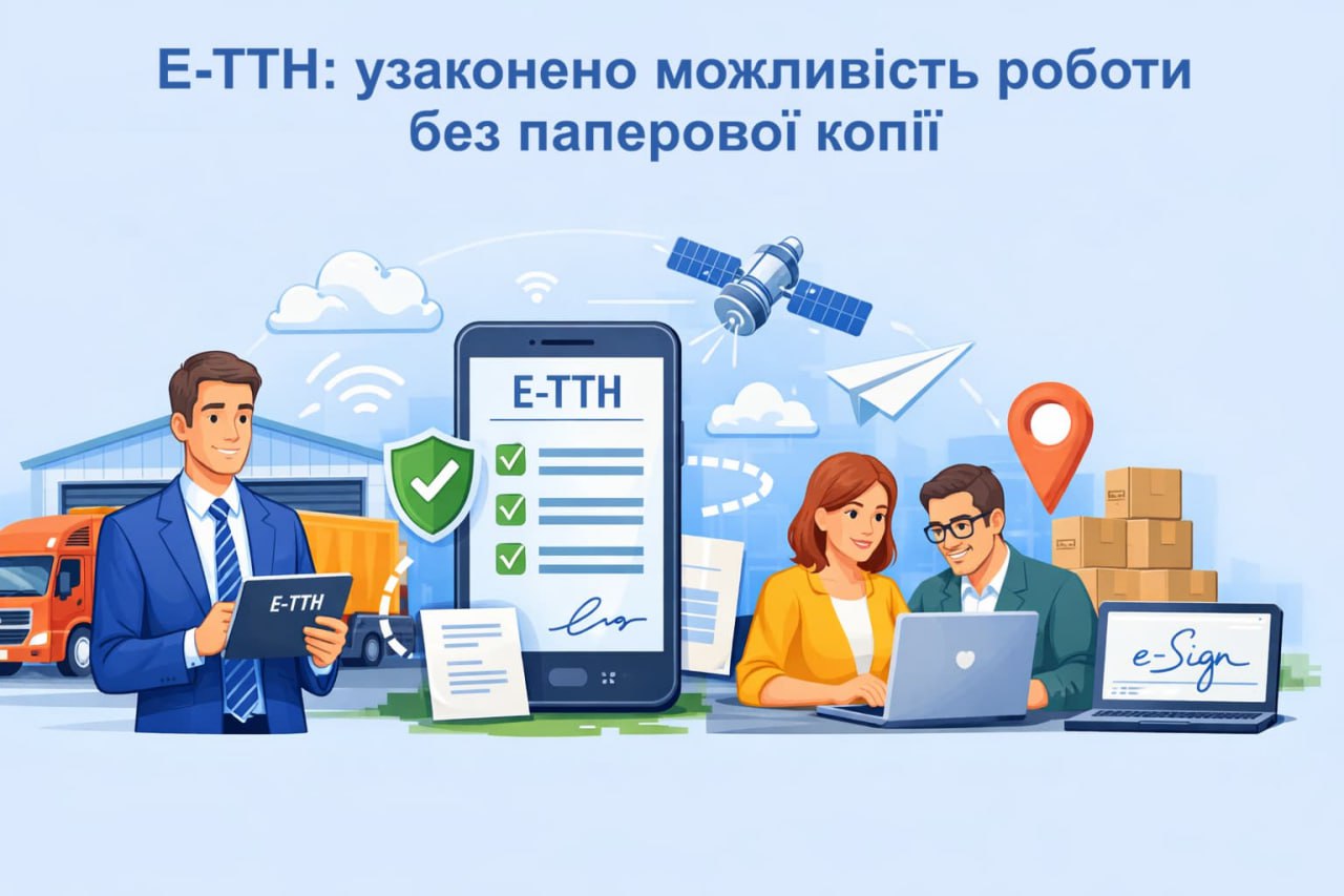 Е-ТТН: узаконено можливість роботи без паперової копії