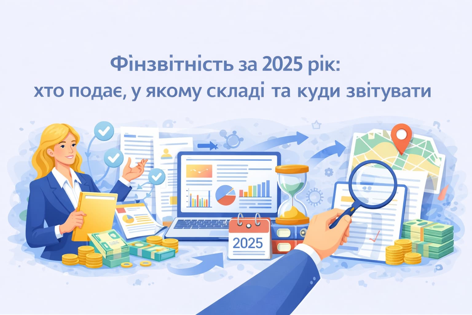 Фінзвітність за 2025 рік: хто подає, у якому складі та куди звітувати