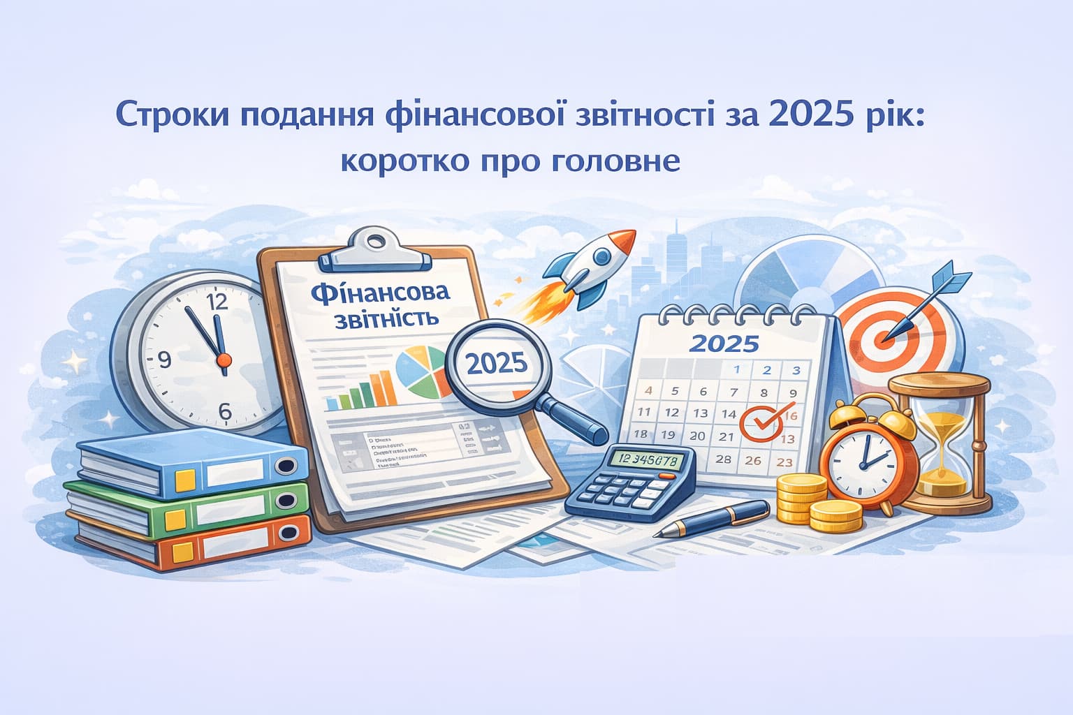 Сроки подачи финансовой отчетности за 2025 год: кратко о главном
