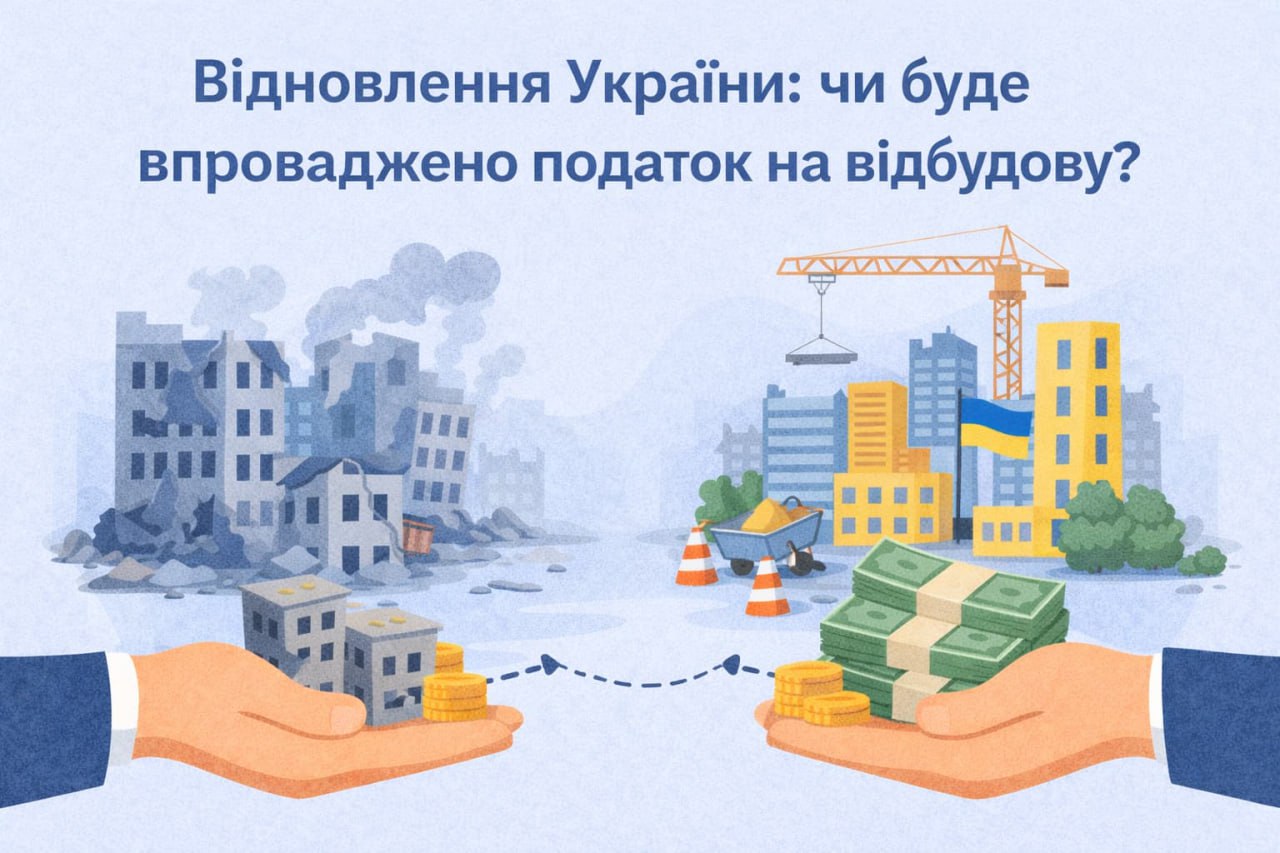 Відновлення України: чи буде впроваджено податок на відбудову?
