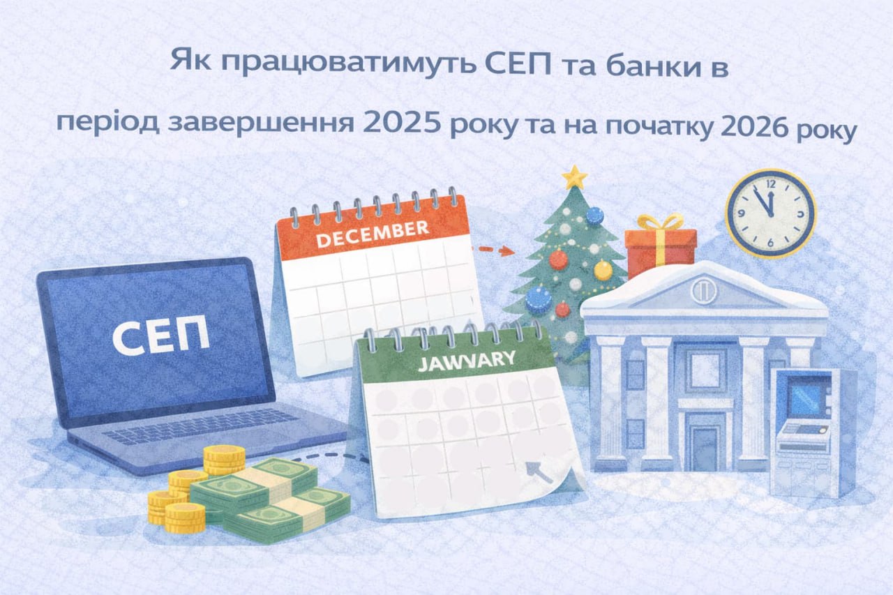 Как будут работать СЭП и банки в период завершения 2025 года и в начале 2026 года Как будут работать СЭП и банки в период завершения 2025 года и в начале 2026 года