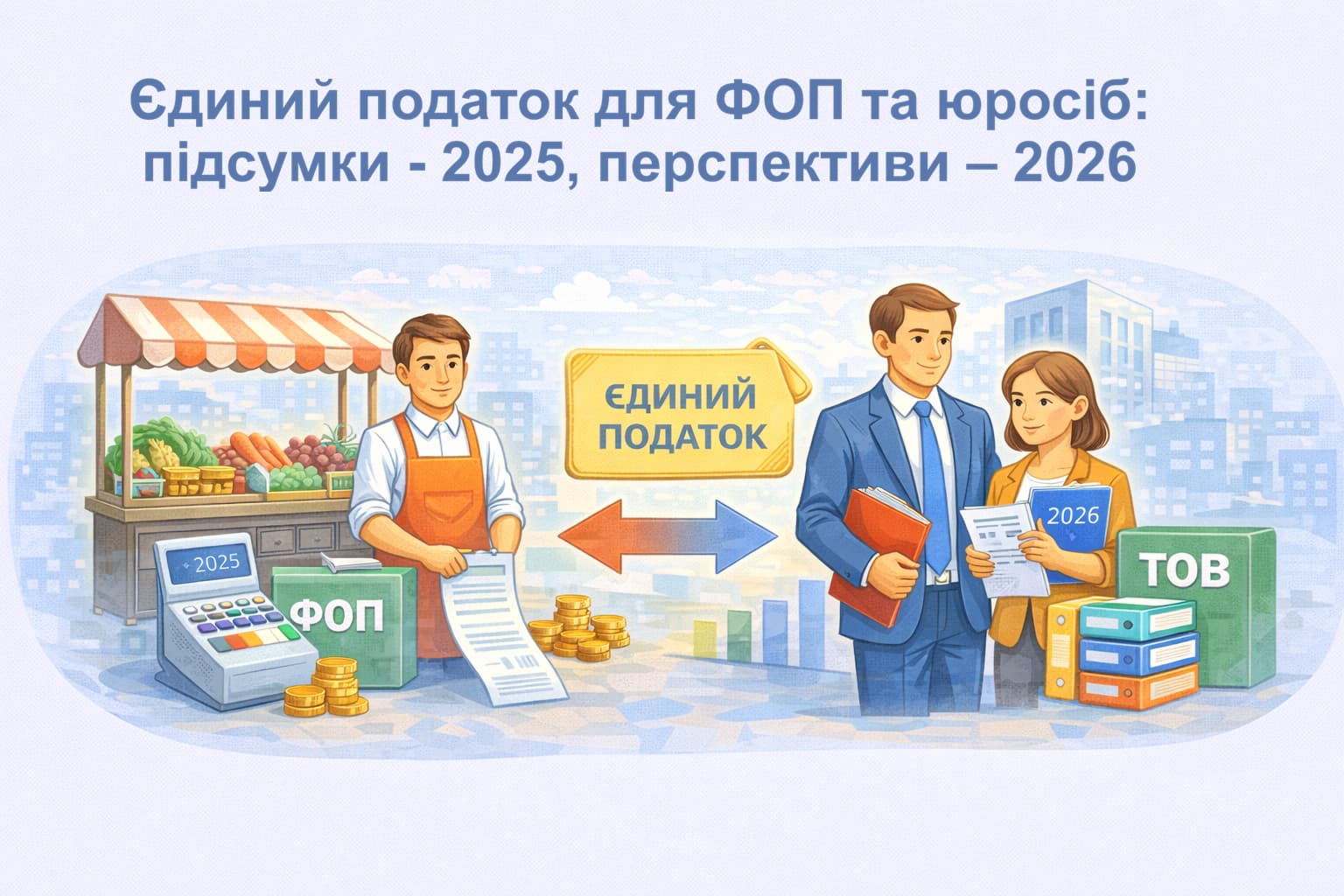 Единый налог для ФЛП и юрлиц: итоги - 2025, перспективы – 2026
