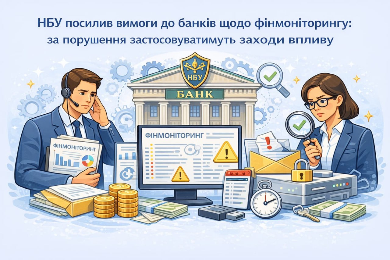 НБУ посилив вимоги до банків щодо фінмоніторингу: за порушення застосовуватимуть заходи впливу