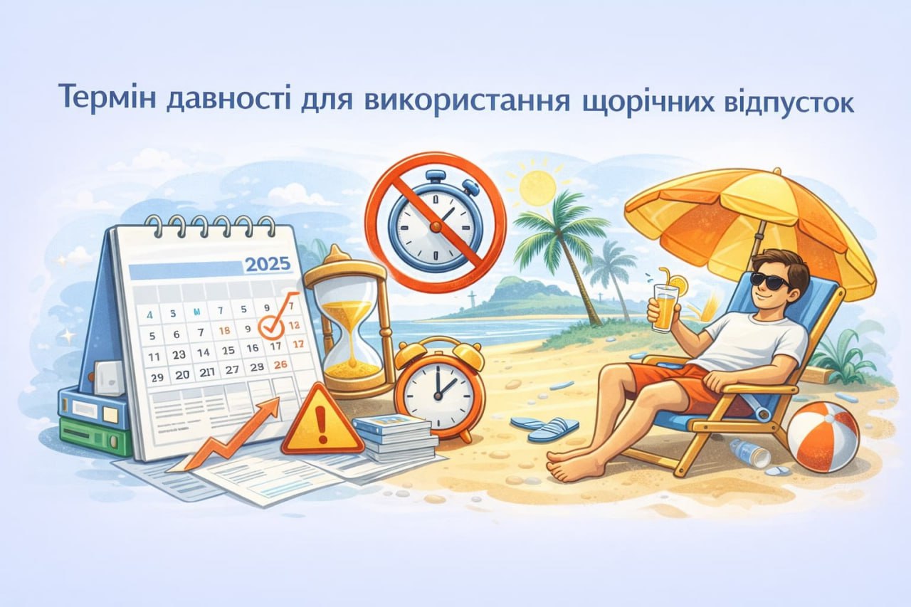 Термін давності для використання щорічних відпусток