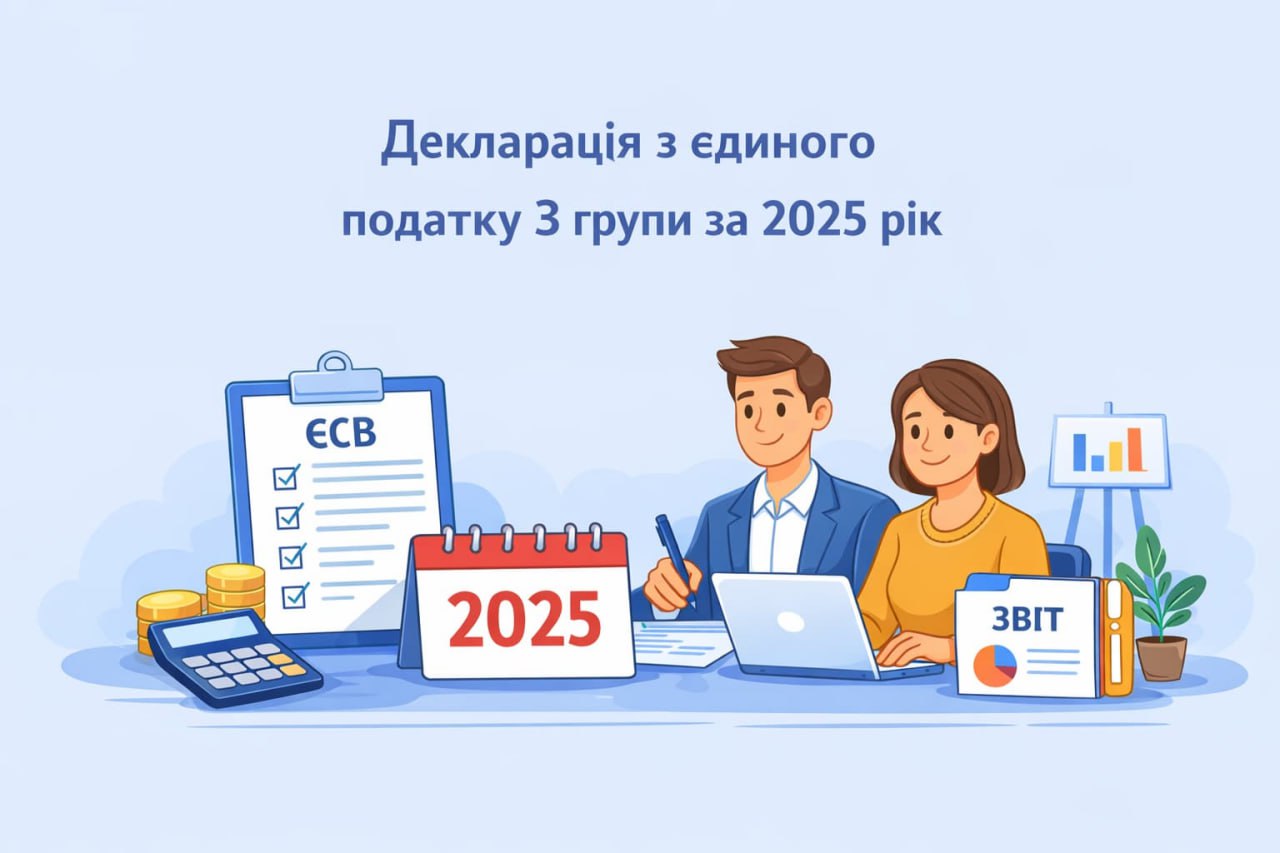 Декларация по единому налогу 3 группы за 2025 год Декларация по единому налогу 3 группы за 2025 год
