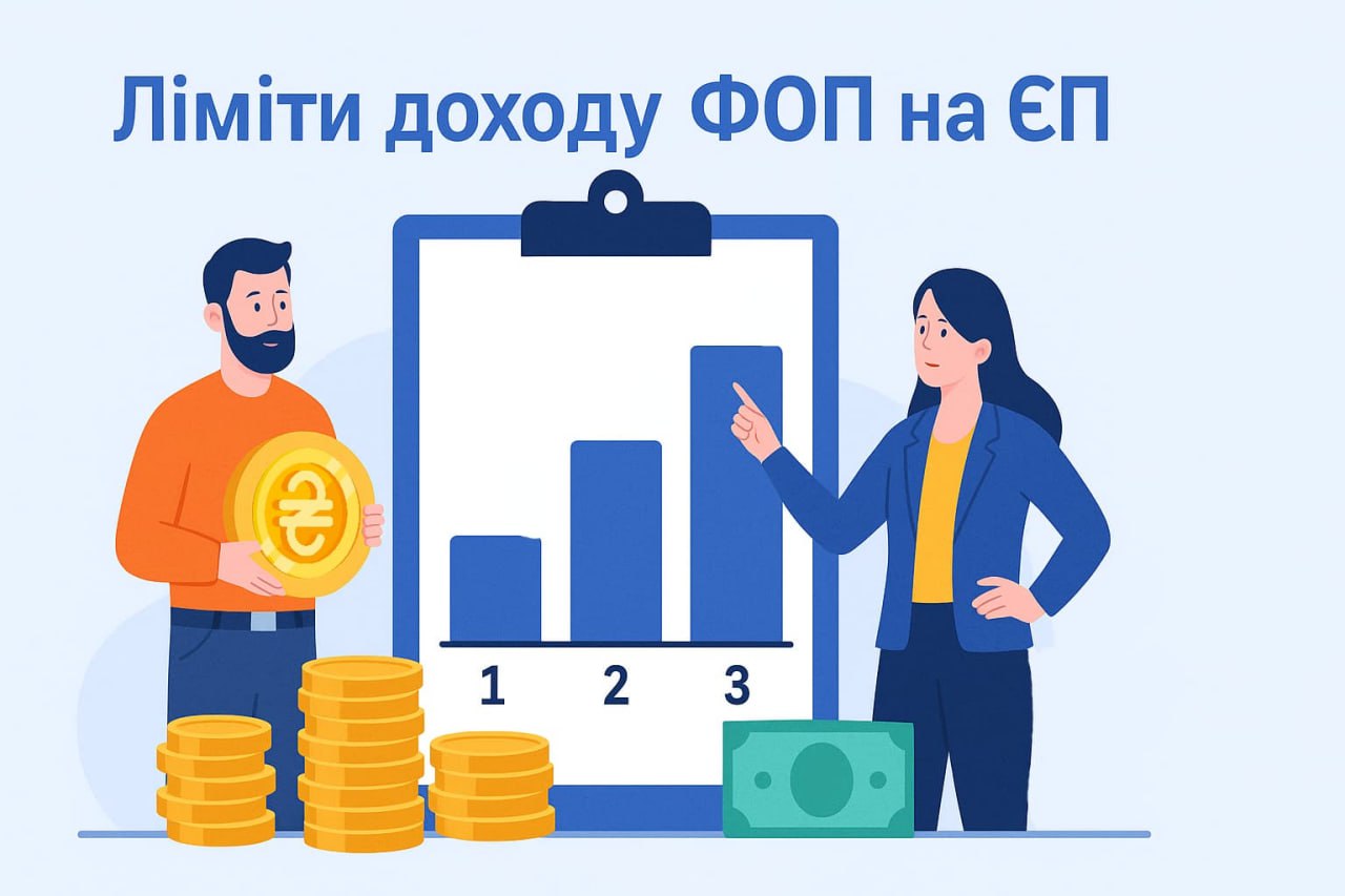 Наслідки перевищення лімітів доходу ФОП на ЄП у 2025.