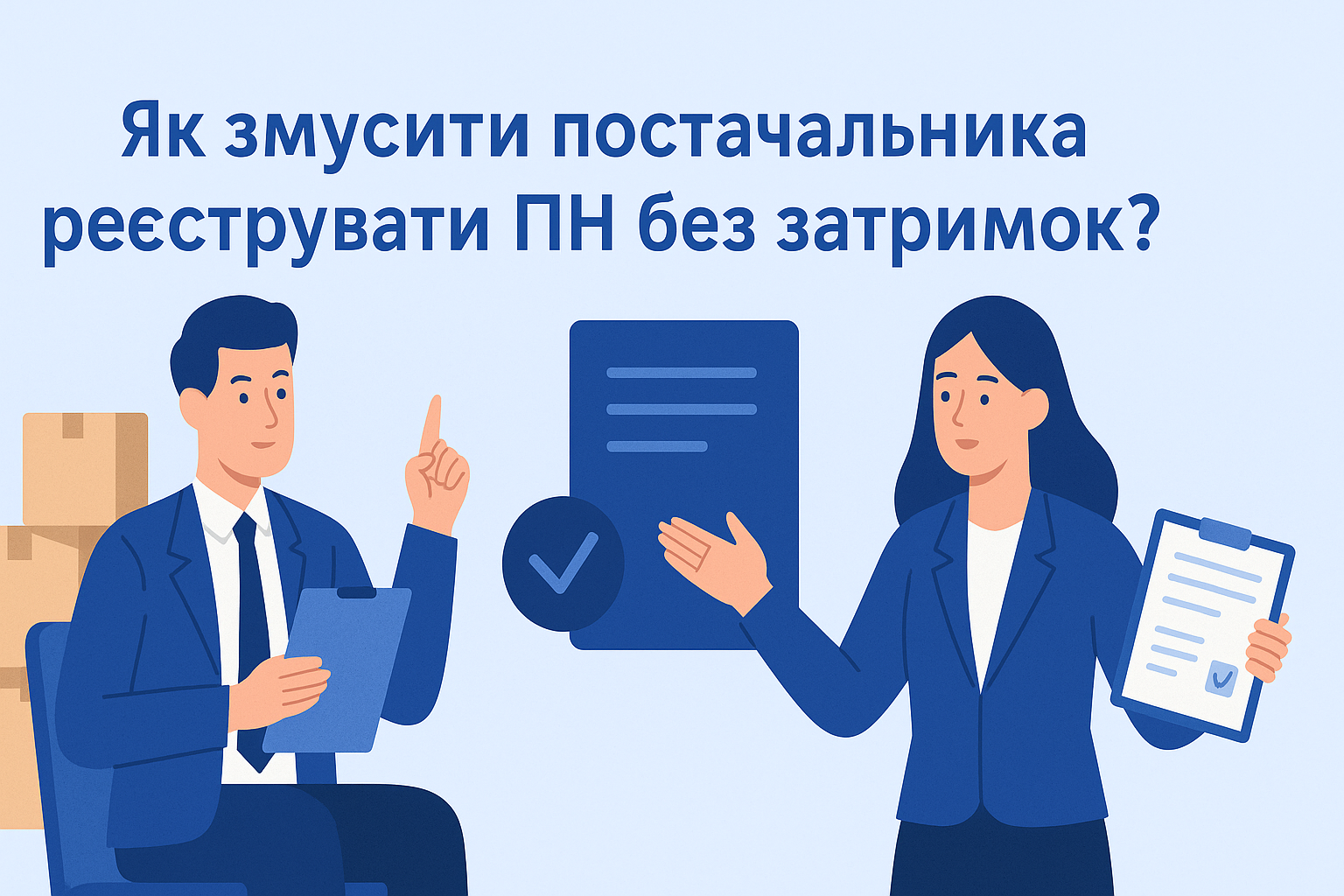 Как заставить поставщика регистрировать НН без задержек?