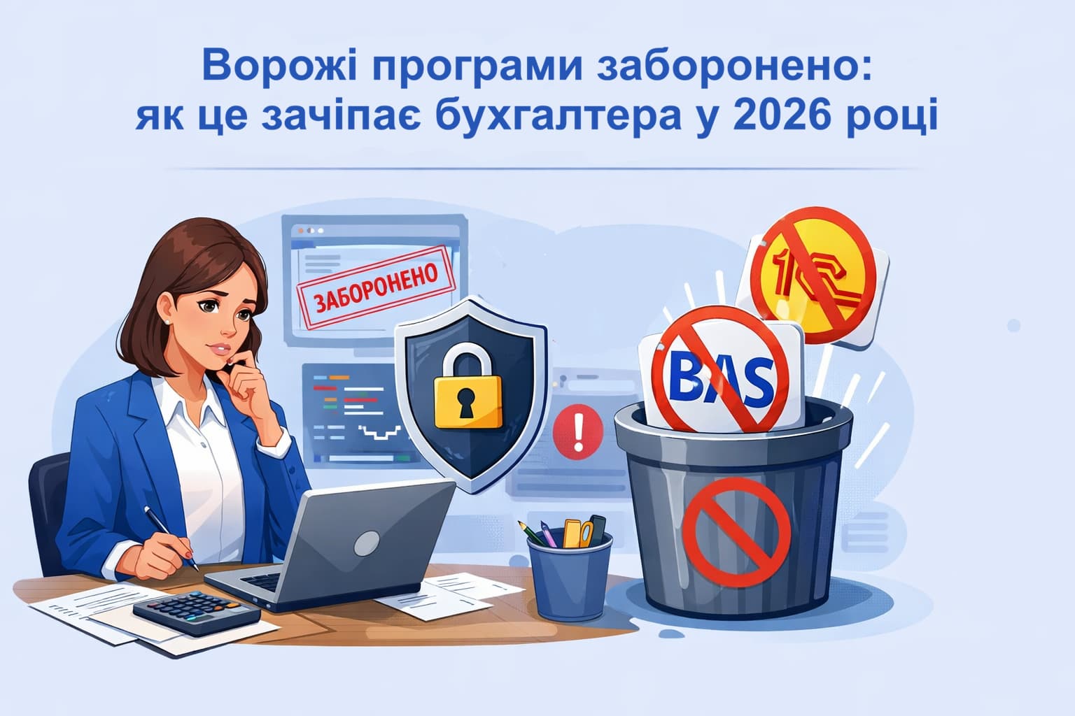 Ворожі програми заборонено: як це зачіпає бухгалтера у 2026 році