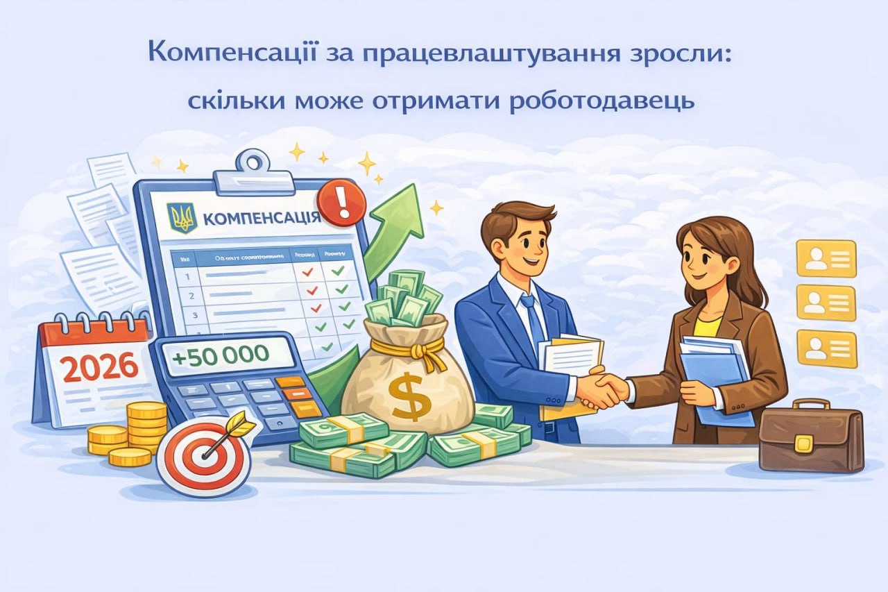 Компенсації за працевлаштування зросли: скільки може отримати роботодавець Компенсації за працевлаштування зросли: скільки може отримати роботодавець