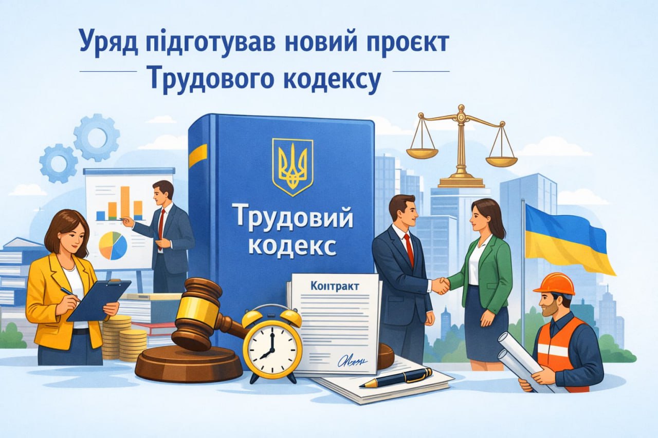 Уряд підготував новий проєкт Трудового кодексу Уряд підготував новий проєкт Трудового кодексу