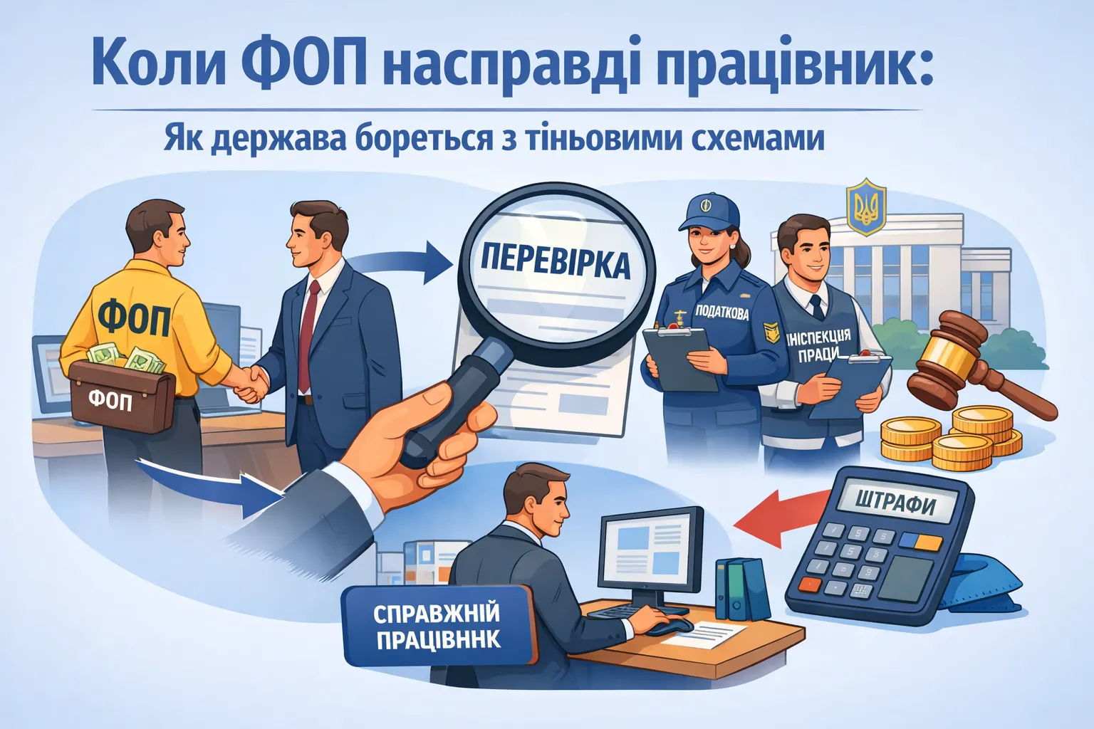 Коли ФОП насправді працівник: як держава планує подолати популярну