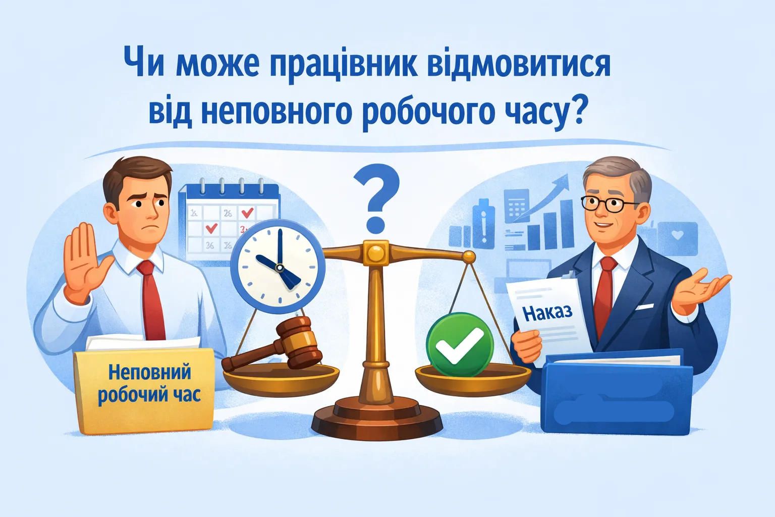 Чи мають право працівники відмовитися від неповного робочого часу?
